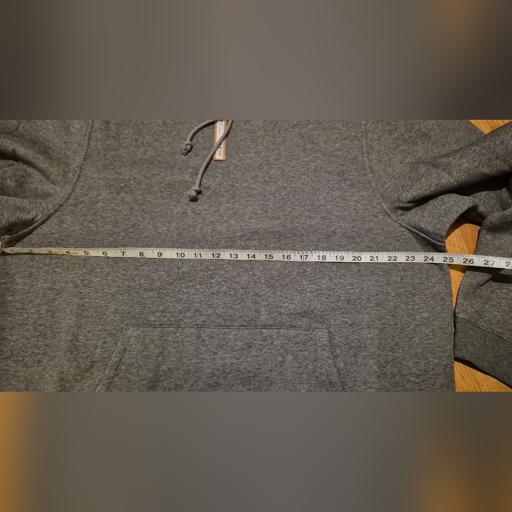 NEW Skims Men's XL Lounge Fleece Dark Heather Gray Hoodie - Picture 5 of 6
